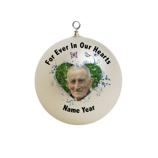 Personalized  Memorial For Ever In Our Hearts RIP Gift #23 Add your photo
