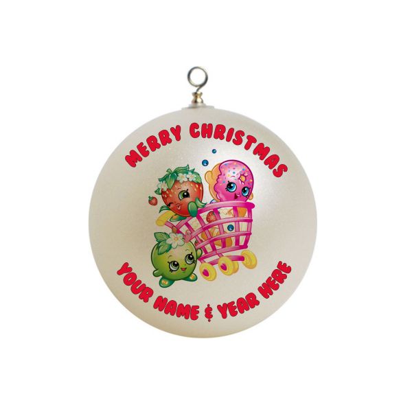 Personalized Shopkins Christmas Ornament Custom Gift #2