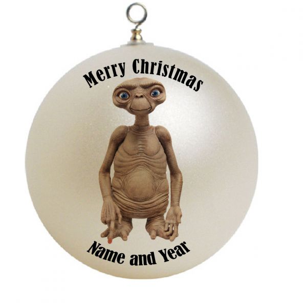 Personalized ET Extra Terrestrial Christmas Ornament Custom Gift #2