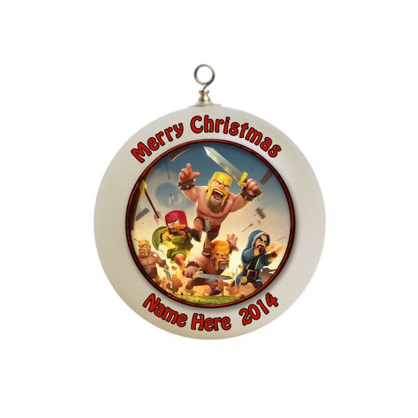 Personalized Clash of Clans Christmas Ornament #2