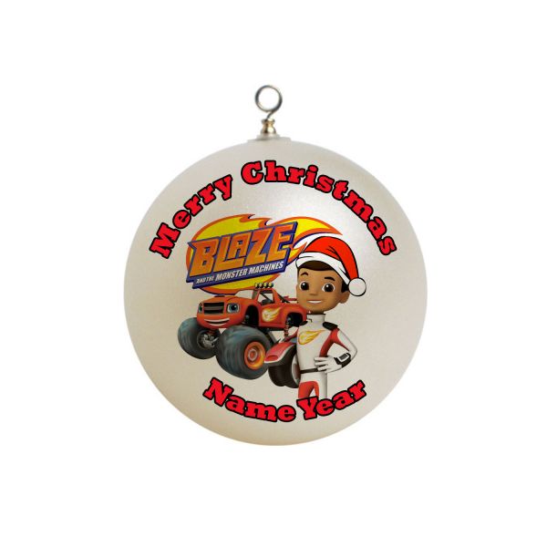 Personalized Blaze and the Monster Machines Christmas Ornament Custom Gift #2