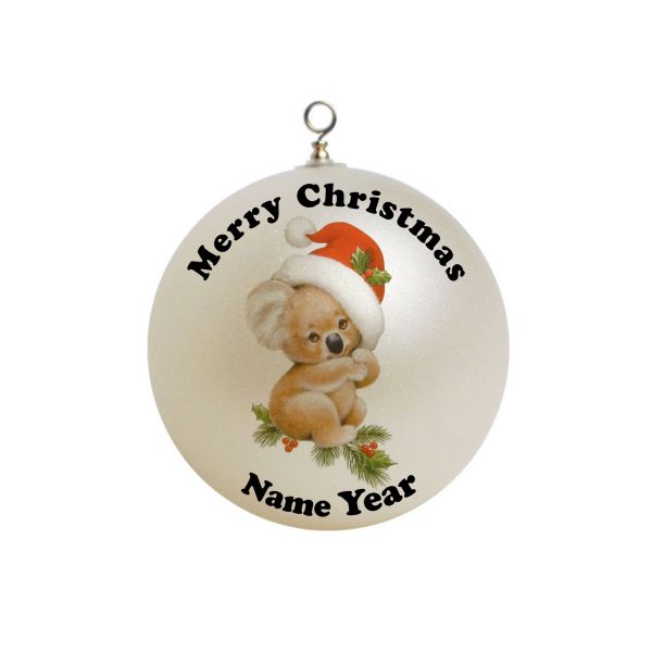 Personalized Koala Christmas Ornament Custom Gift #2