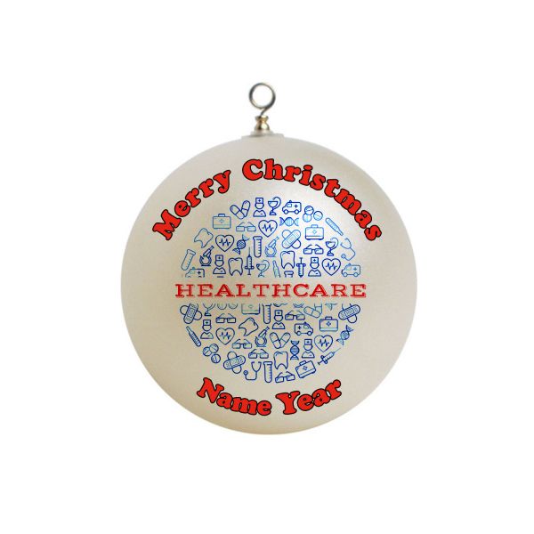 Personalized Healthcare Christmas Ornament Custom Gift #2