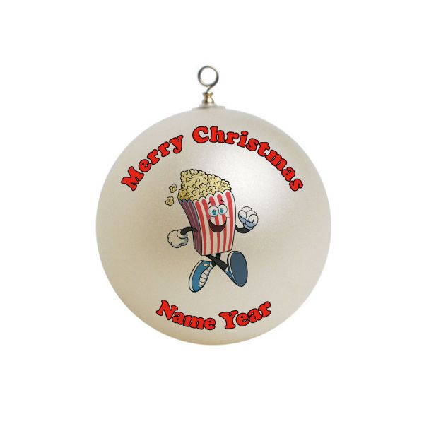 Personalized Popcorn Bucket Christmas Ornament Custom Gift #2