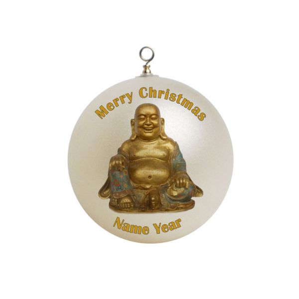 Personalized Buddha Christmas Ornament #2