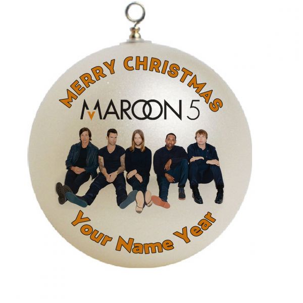 Personalized Maroon 5 Christmas Ornament Custom Gift #2