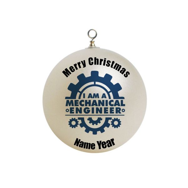 Personalized I am a Mechanical Engineer Ornament 2