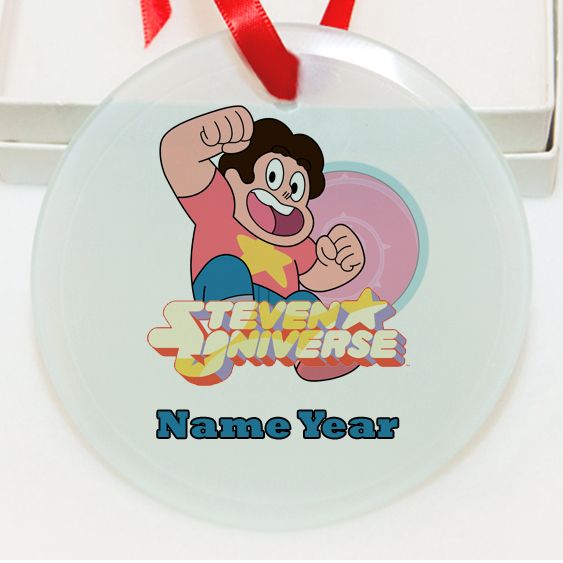 Personalized Steven Universe GLASS Ornament  Gift #2