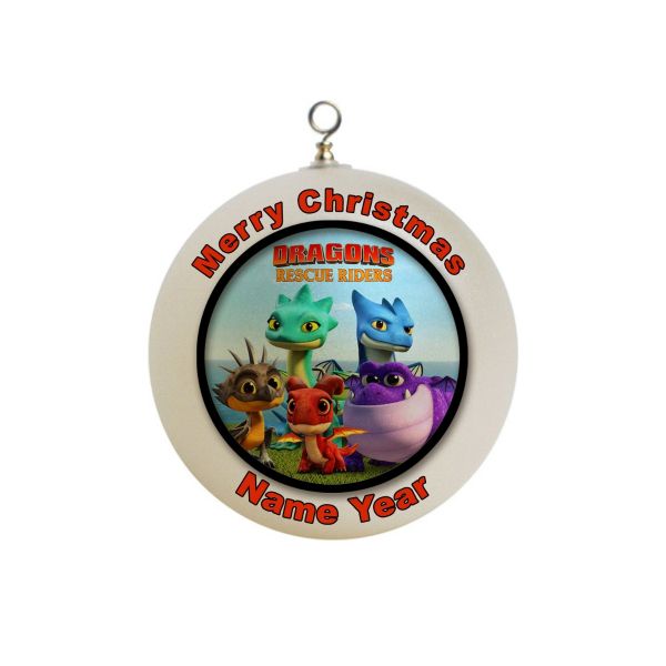 Personalized Dragons Rescue Riders Christmas Ornament With all Riders  2