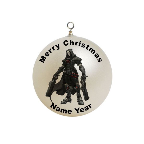 Personalized overwatch Reaper Christmas Ornament Custom Gift #2
