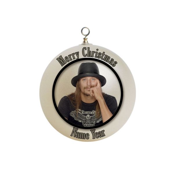 Personalized Kid Rock Christmas Ornament #2