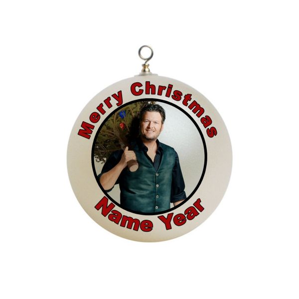 Personalized Blake Shelton Christmas Ornament Custom Gift #2