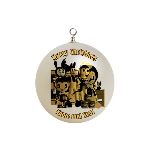 Personalized bendy and the ink machine Ornament  #2