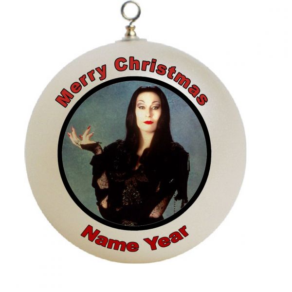 Personalized  Morticia Adams Family Christmas Ornament Custom Gift #2