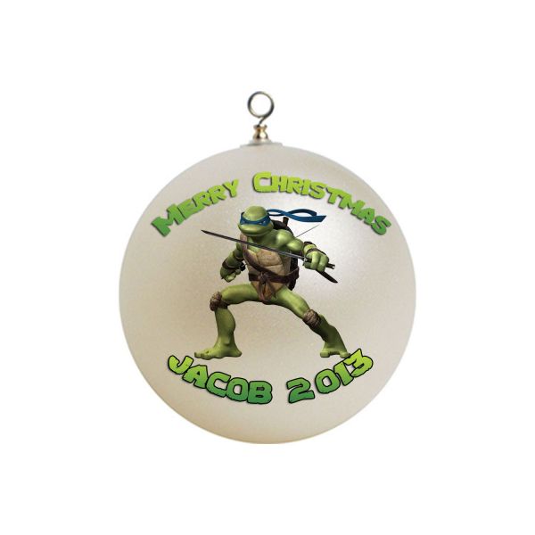 Personalized Teenage Mutant Ninja Turtles TMNT Christmas Ornament #2