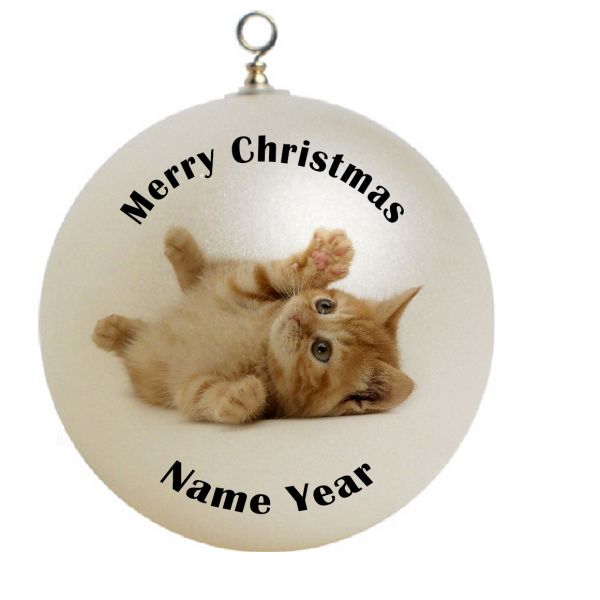 Personalized Dog and Cat / Kitten Christmas Ornament Custom Gift #2