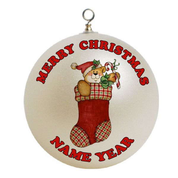 Personalized CHRISTMAS STOCKINGS Christmas Ornament Custom Gift #2