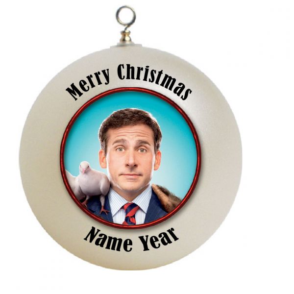 Personalized The Office,  Michael Scott. X-mas Ornament #2