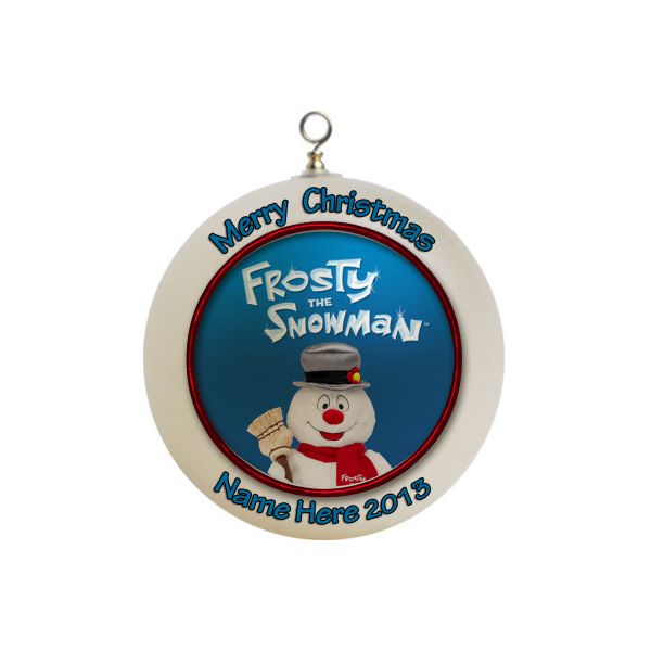 Personalized Frosty the Snowman Christmas Ornament #2