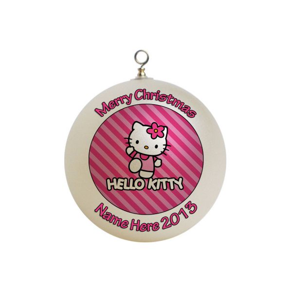 Personalized Hello Kitty Christmas Ornament #2