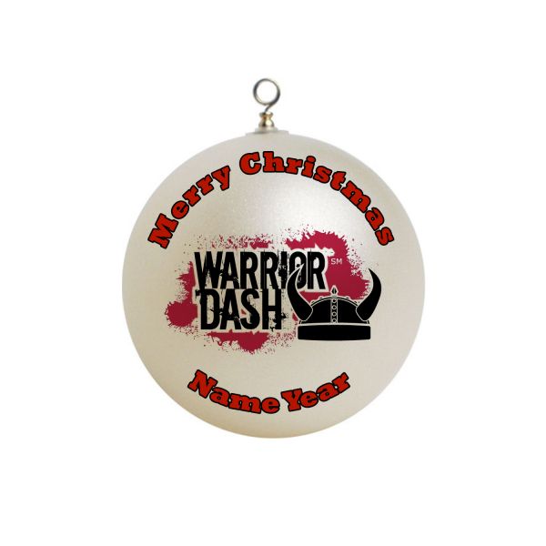 Personalized Warrior Dash Ornament Custom Gift #2