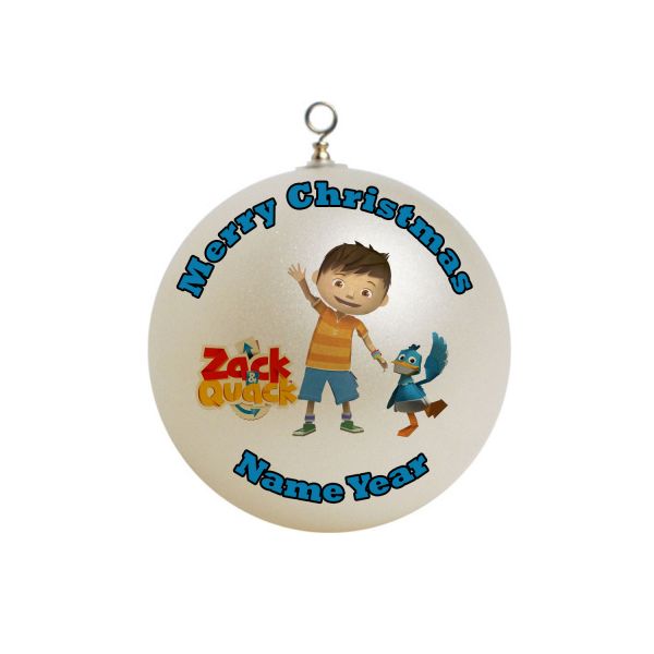 Personalized Zack and Quack  Christmas Ornament Custom Gift #2