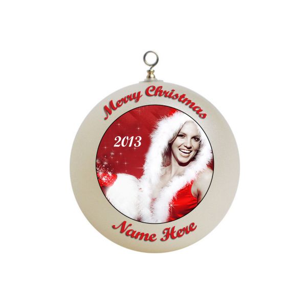 Personalized Britney Spears Christmas Ornament Custom Gift #2