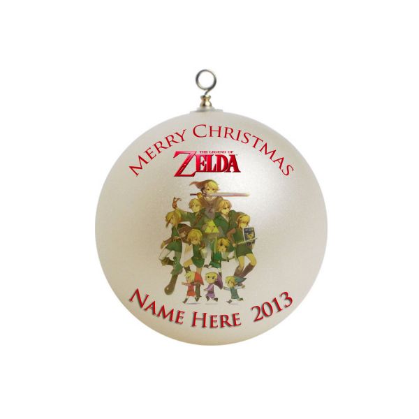 Personalized Zelda Christmas Ornament Custom Gift #3