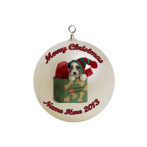 Personalized Puppy Dog Christmas Ornament Custom Gift #2