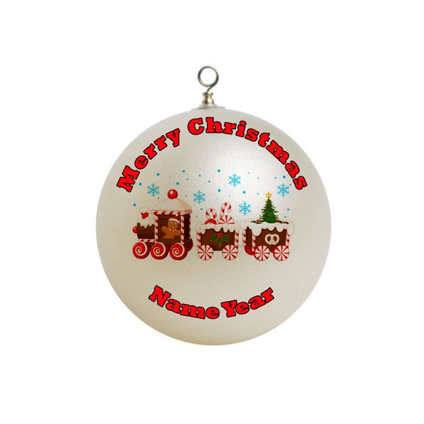 Personalized Train  christmas Ornament  Gift #2