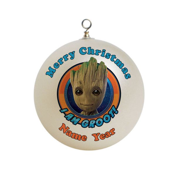 Personalized  Guardian Of Galaxy Groot Christmas Ornament 2 