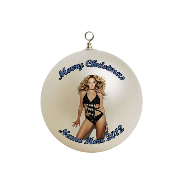 Personalized Beyonce Christmas Ornament Custom Gift #2
