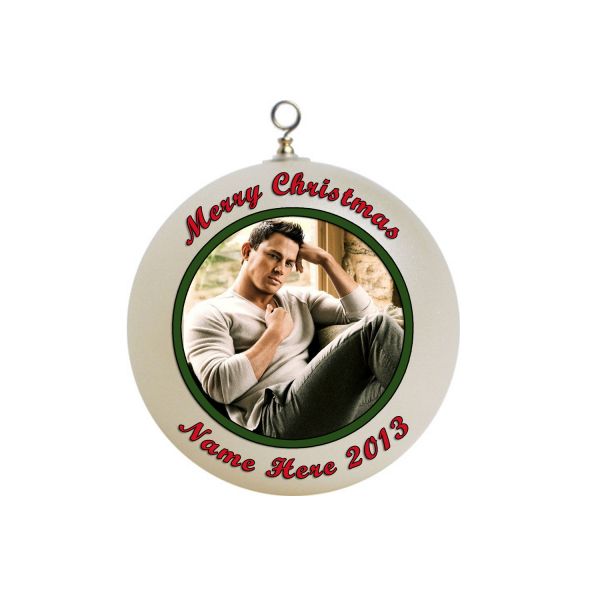 Personalized Channing Tatum Christmas Ornament Custom Gift #2