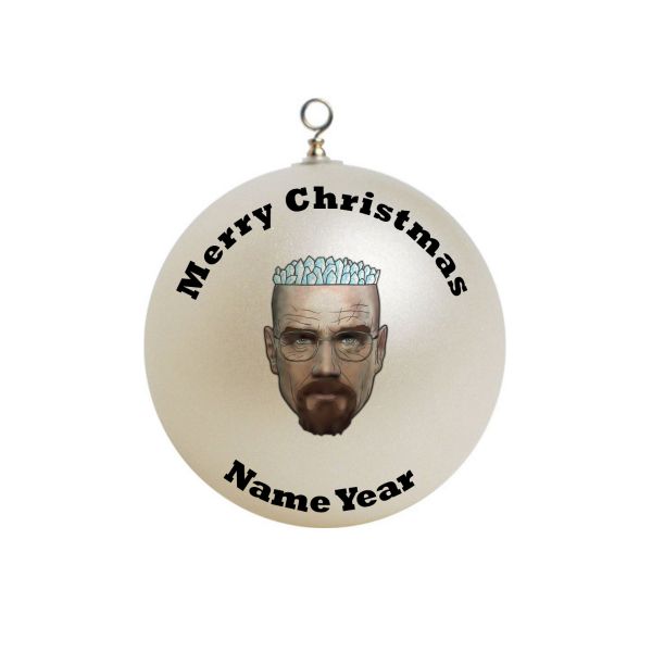 Personalized Walter White Breaking Bad Christmas Ornament 2