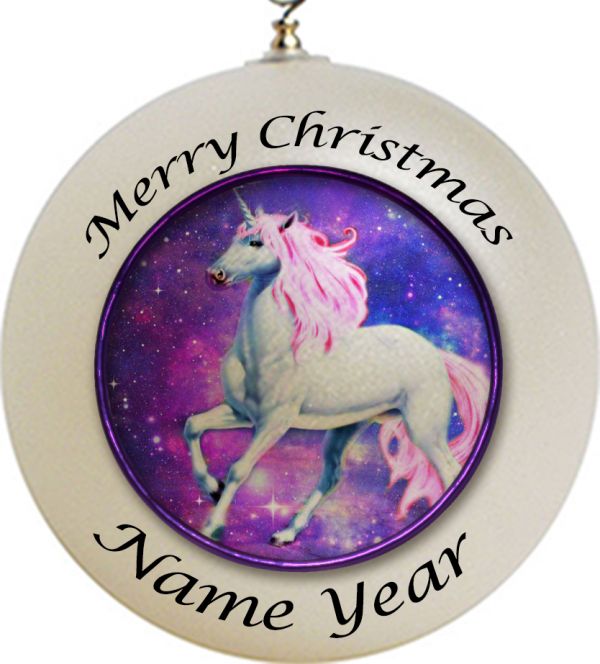 Personalized Unicorn  Ornament 2