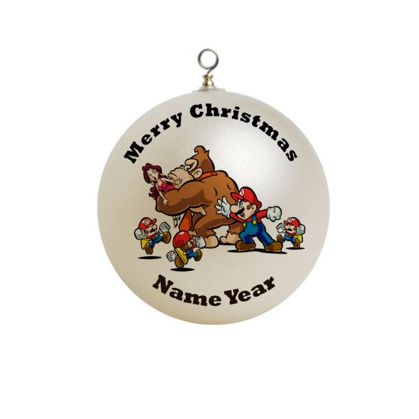 Personalized Donkey Kong Christmas  Ornament  #2