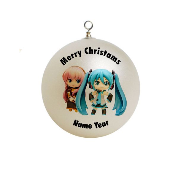 Personalized Otaku Christmas Ornament 2