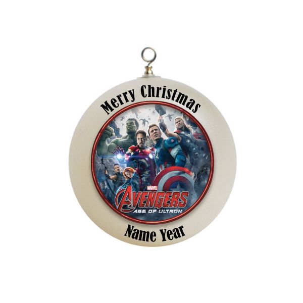 Personalized The Avengers Christmas Ornament #2