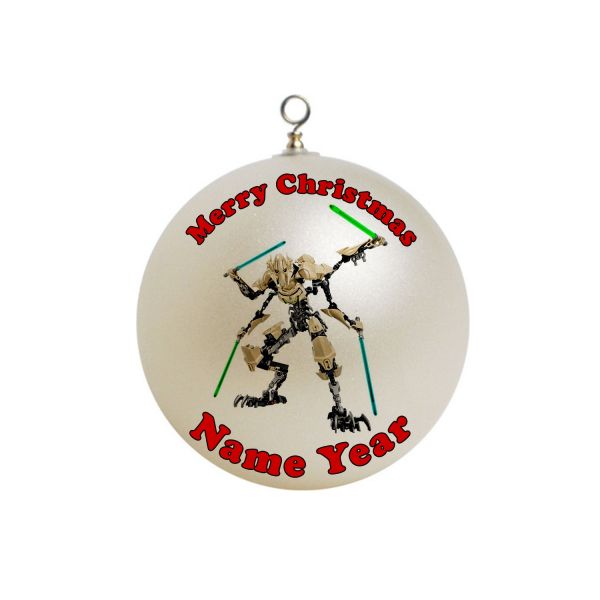 Personalized starwars General Grievous Christmas Ornament  #30