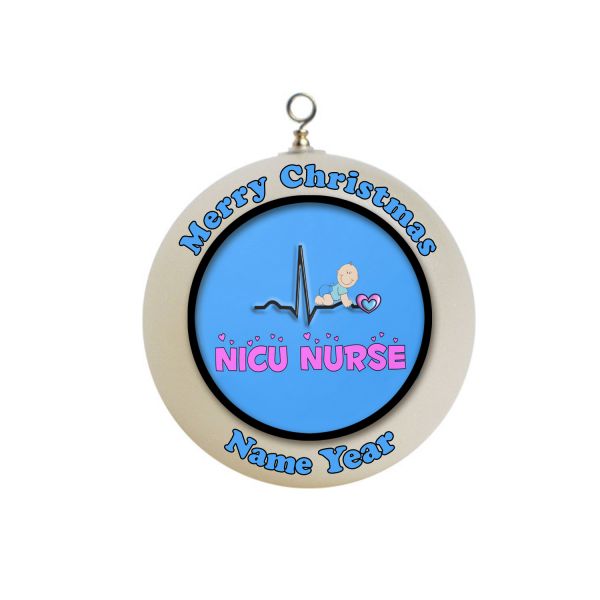 Personalized  NICU Nurse Christmas  Ornament 3