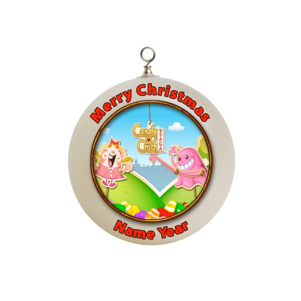 Personalized Candy Crush Saga Christmas Ornament #3