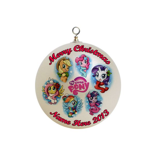 Personalized My Little Pony Christmas Ornament #3