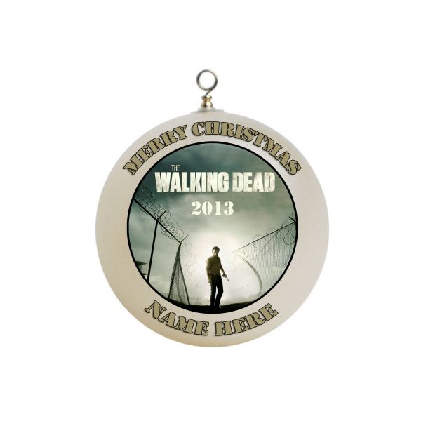 Personalized The Walking Dead Christmas Ornament Custom Gift #3