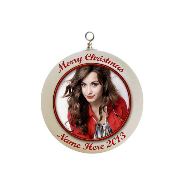 Personalized Demi Lovato Christmas Ornament Custom Gift #3