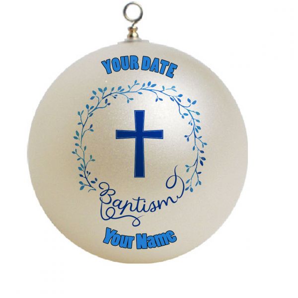 Personalized Baptism / Christening Ornament #3