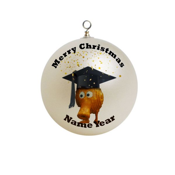 Personalized q*bert Pixel Graduate Christmas Ornament Custom Gift #3