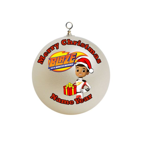 Personalized Blaze and the Monster Machines Christmas Ornament Custom Gift #3