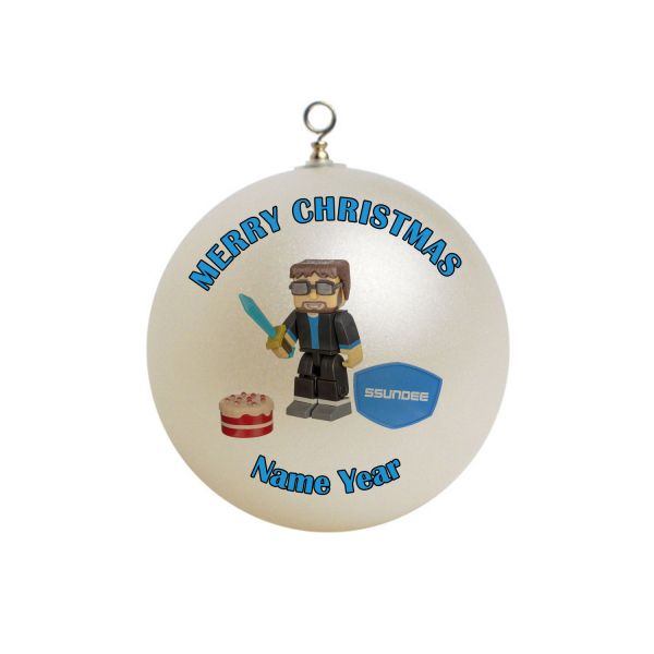 Personalized ssundee sundee Christmas Ornament #3