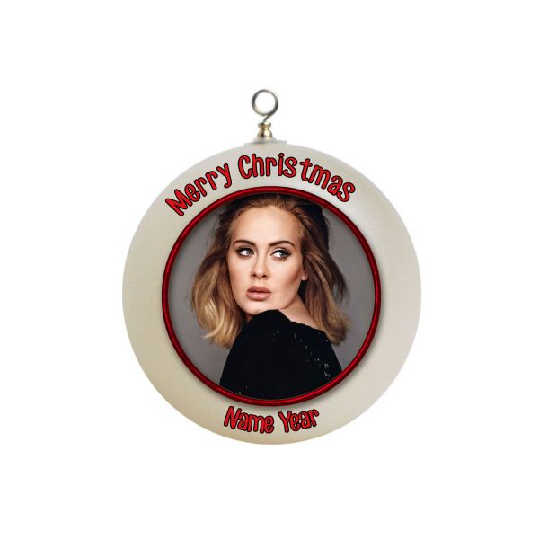 Personalized Adele Christmas Ornament Custom Gift #3