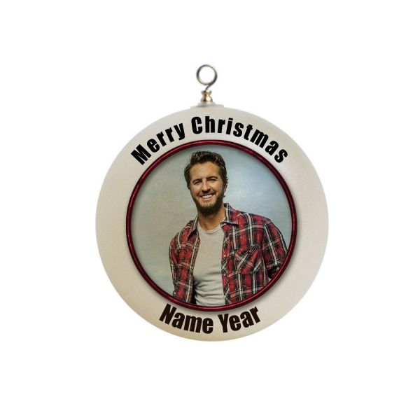 Personalized Luke Bryan Christmas Ornament Custom Gift #3